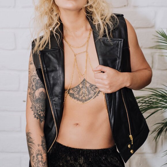 Maison Revolt – Genuine Calf Leather Vest (Sample Piece) – Size S - Picture 11 of 14